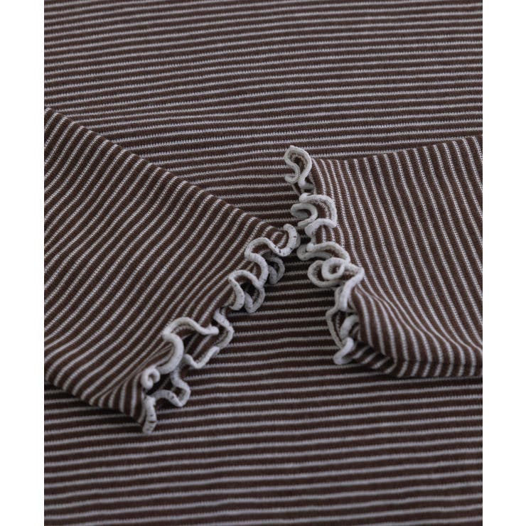 【SETUP7】TCフライスボーダーシャーリングハイネック GLR | SETUP7【WOMEN】 | 詳細画像31 