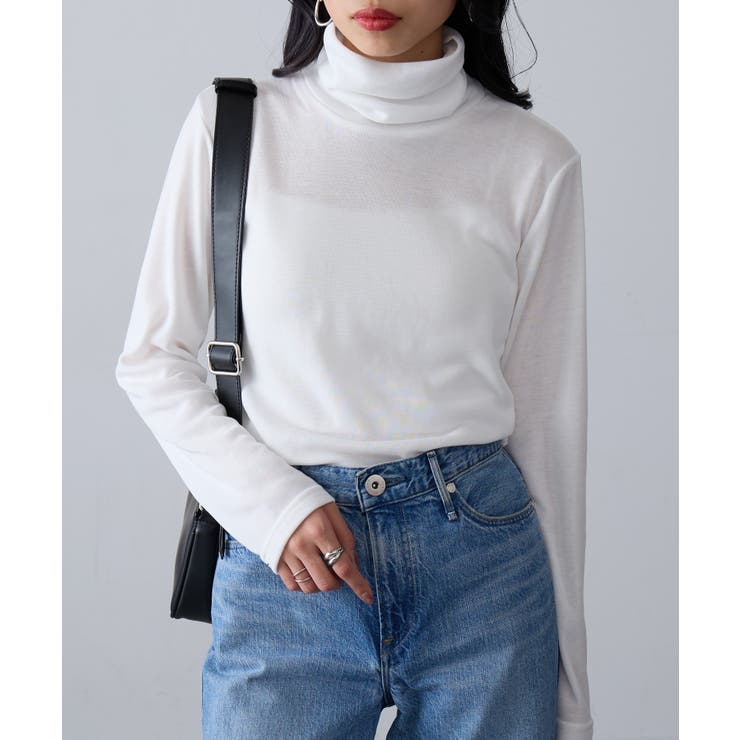 【SETUP7】ひまわりオイル加工タートルネック長袖 A GLR | SETUP7【WOMEN】 | 詳細画像7 