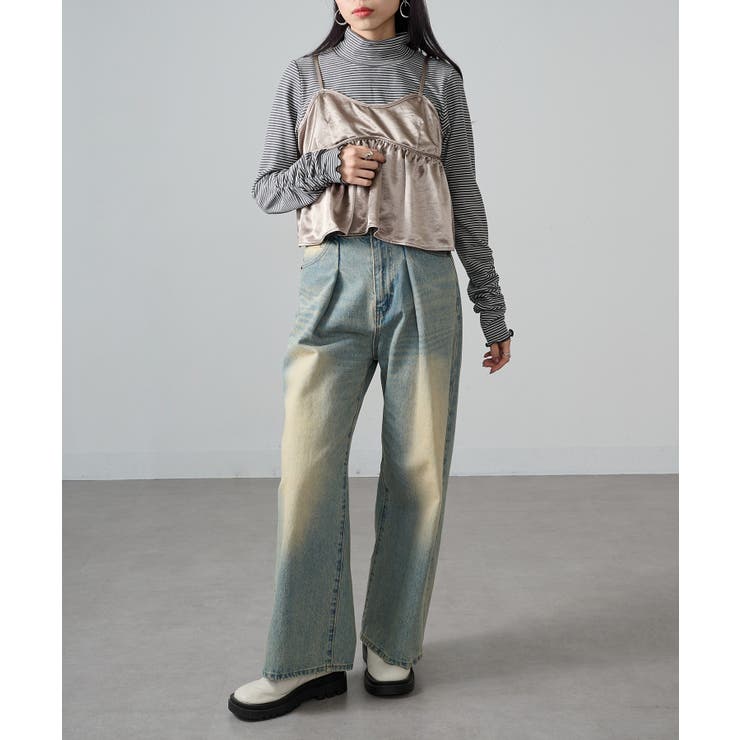 【SETUP7】ボーダー柄両面起毛スムースタートル長袖 GLR | SETUP7【WOMEN】 | 詳細画像10 