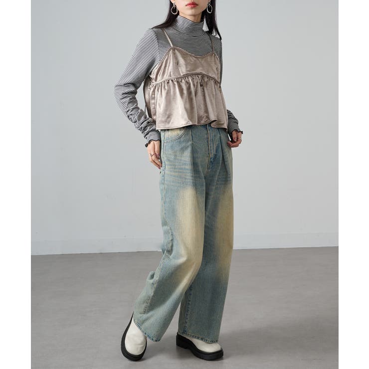 【SETUP7】ボーダー柄両面起毛スムースタートル長袖 GLR | SETUP7【WOMEN】 | 詳細画像11 