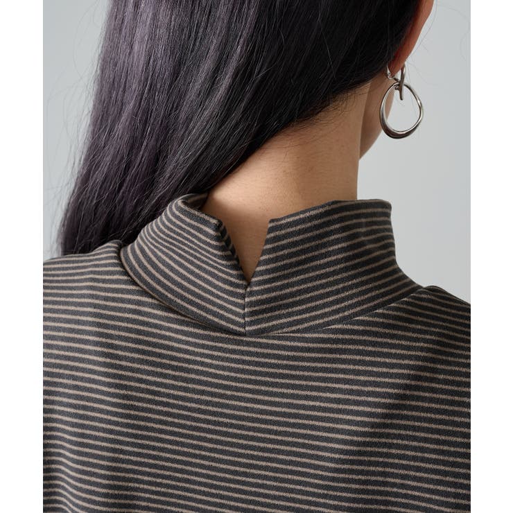 【SETUP7】ボーダー柄両面起毛スムースタートル長袖 GLR | SETUP7【WOMEN】 | 詳細画像17 