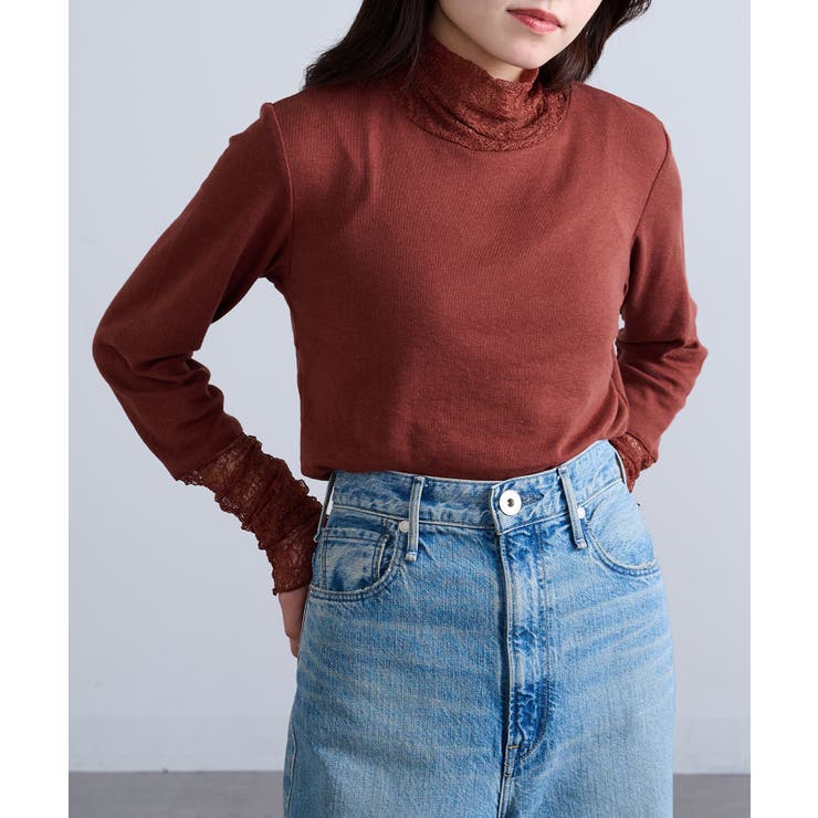 【SETUP7】無地TCフライスレール使いタートル長袖 GLR | SETUP7【WOMEN】 | 詳細画像23 