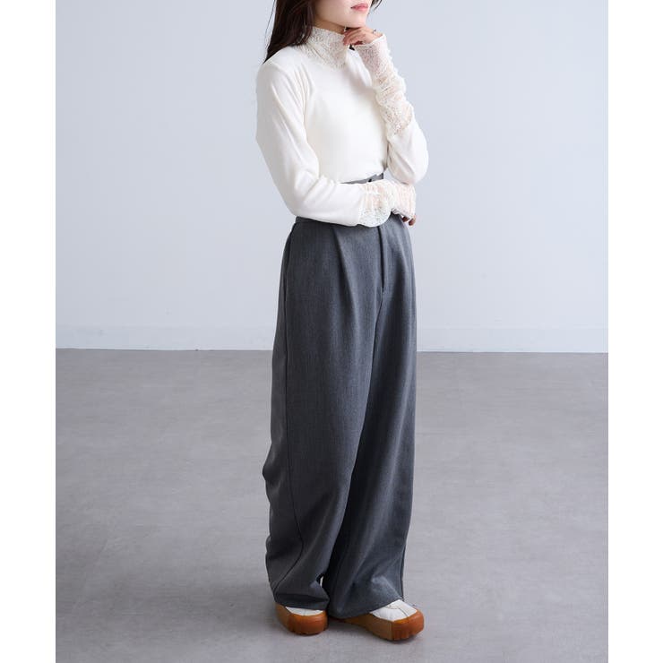 【SETUP7】無地TCフライスレール使いタートル長袖 GLR | SETUP7【WOMEN】 | 詳細画像9 