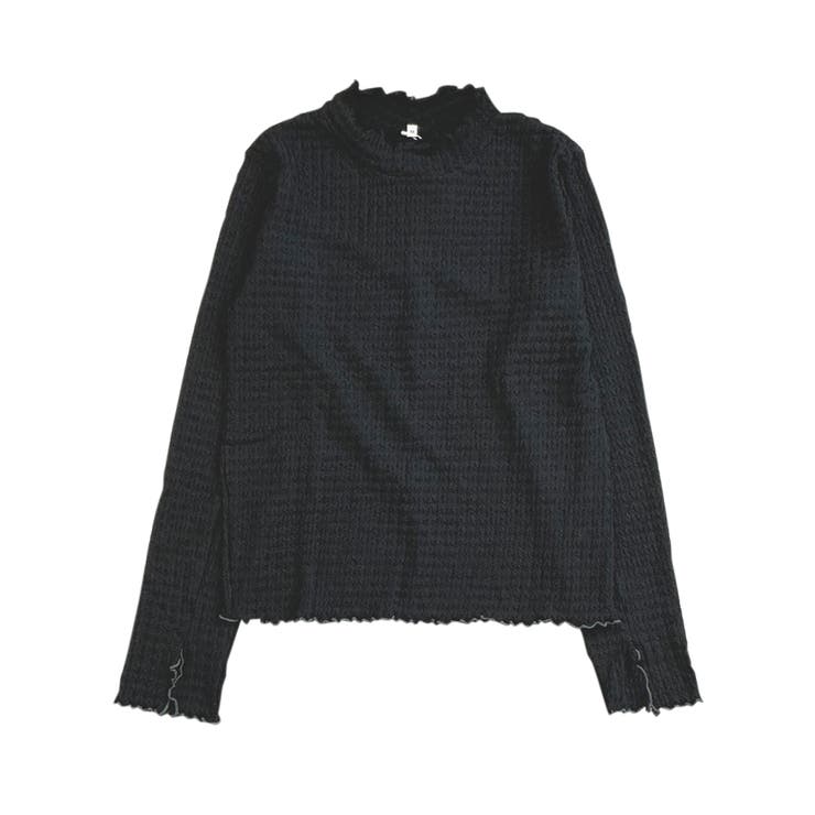 【SETUP7】ヘリンボーンJQD配色メロウハイネック長袖 GLR | SETUP7【WOMEN】 | 詳細画像10 