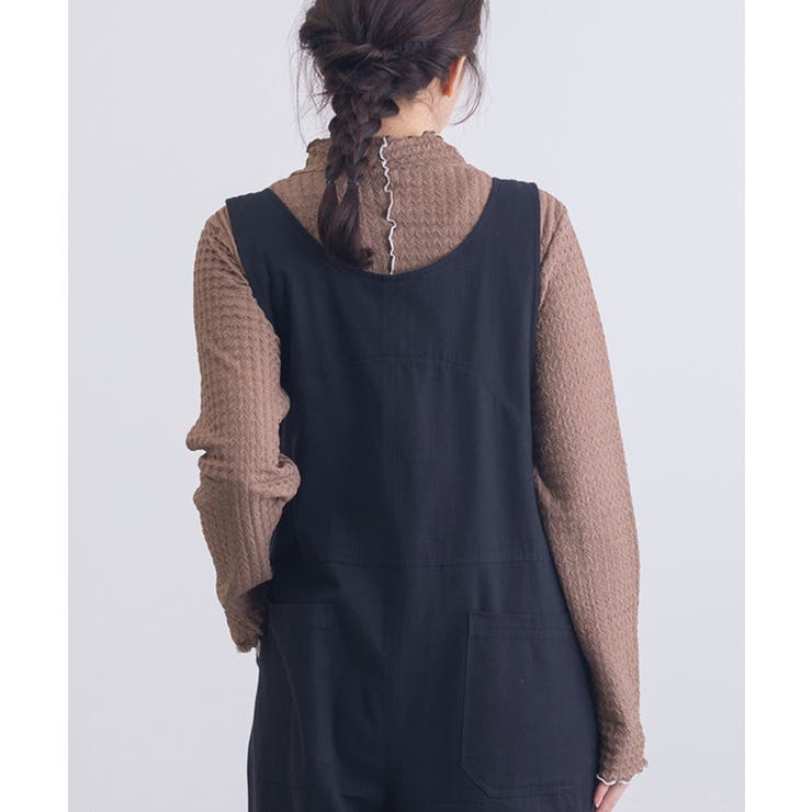 【SETUP7】ヘリンボーンJQD配色メロウハイネック長袖 GLR | SETUP7【WOMEN】 | 詳細画像13 