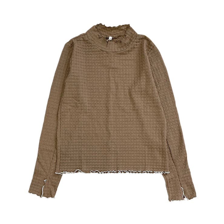 【SETUP7】ヘリンボーンJQD配色メロウハイネック長袖 GLR | SETUP7【WOMEN】 | 詳細画像15 