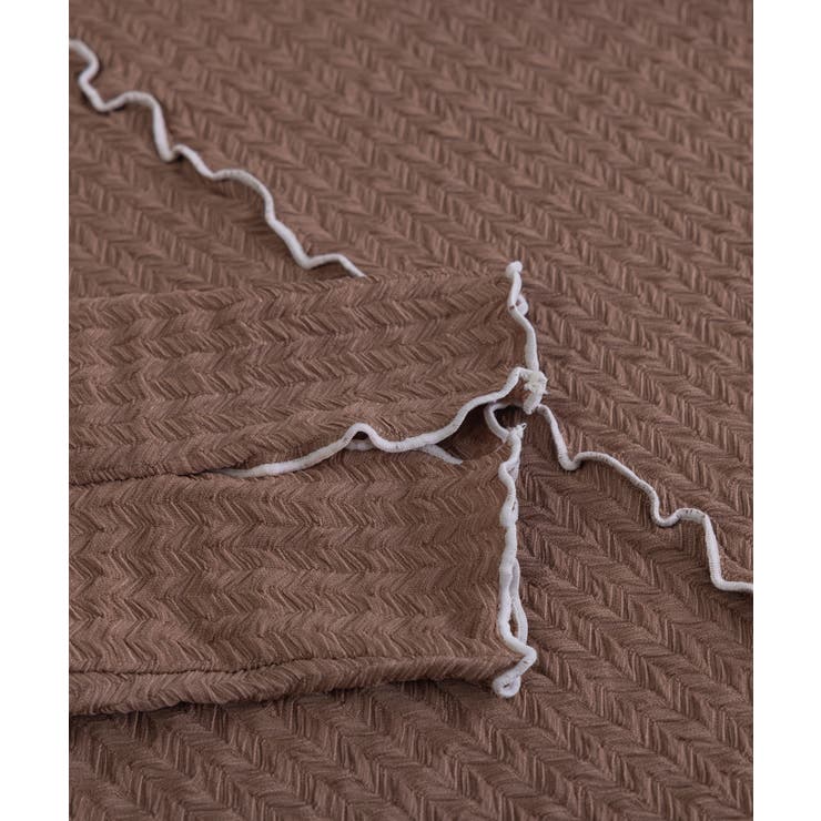 【SETUP7】ヘリンボーンJQD配色メロウハイネック長袖 GLR | SETUP7【WOMEN】 | 詳細画像16 