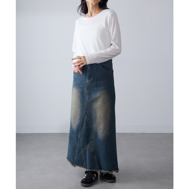 【SETUP7】ひまわりオイル加工クルーネック長袖 A GLR | SETUP7【WOMEN】 | 詳細画像5 