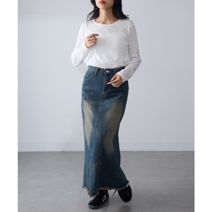 【SETUP7】ひまわりオイル加工クルーネック長袖 A GLR | SETUP7【WOMEN】 | 詳細画像6 