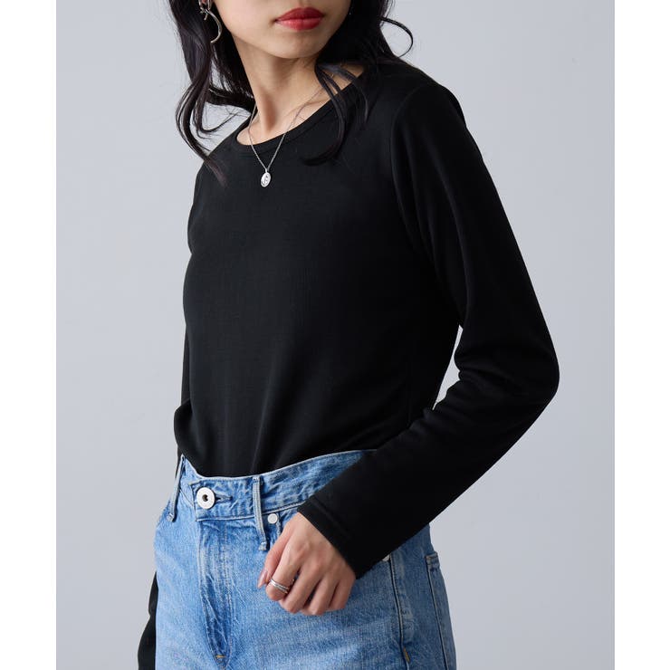 【SETUP7】ひまわりオイル加工クルーネック長袖 A GLR | SETUP7【WOMEN】 | 詳細画像7 