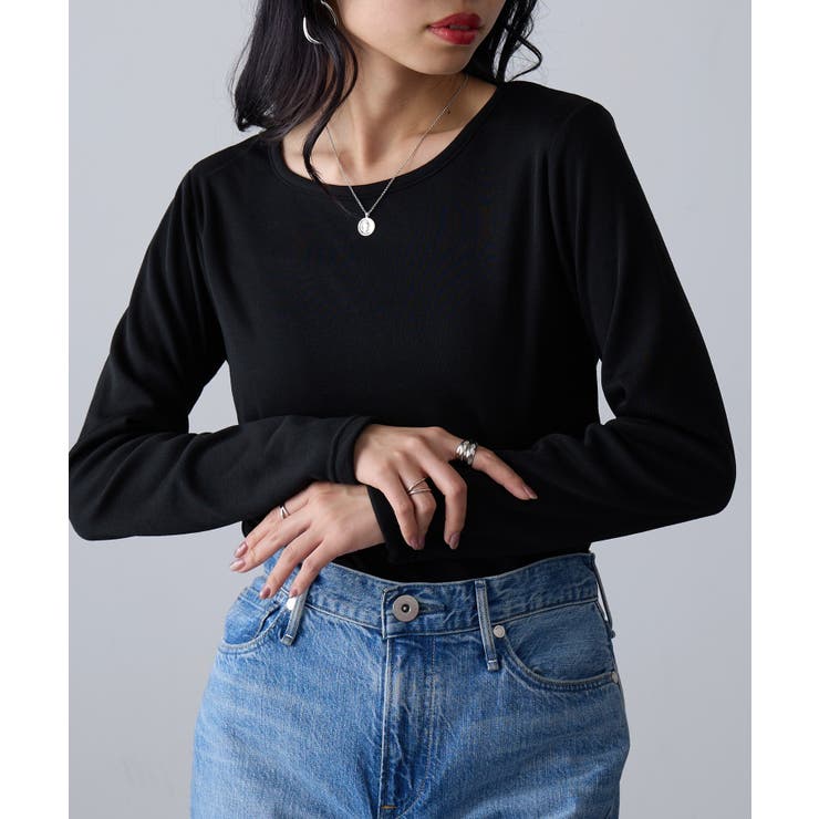 【SETUP7】ひまわりオイル加工クルーネック長袖 A GLR | SETUP7【WOMEN】 | 詳細画像9 