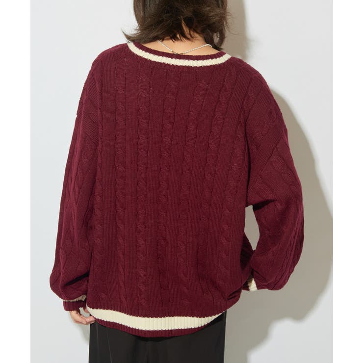 【U.S. POLO ASSN.】ロイヤルヤーンオーバーチルデンニットセーター | SETUP7【WOMEN】 | 詳細画像38 