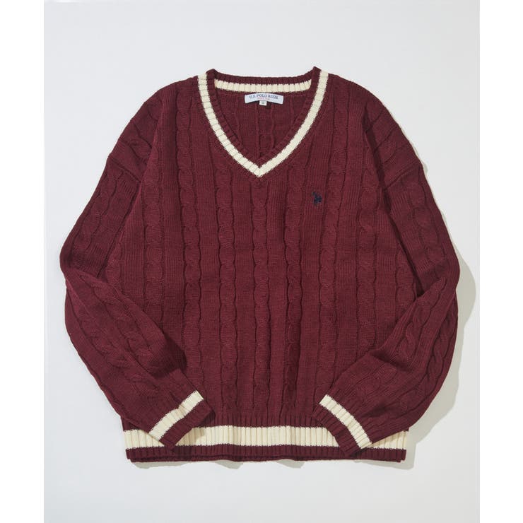 【U.S. POLO ASSN.】ロイヤルヤーンオーバーチルデンニットセーター | SETUP7【WOMEN】 | 詳細画像47 