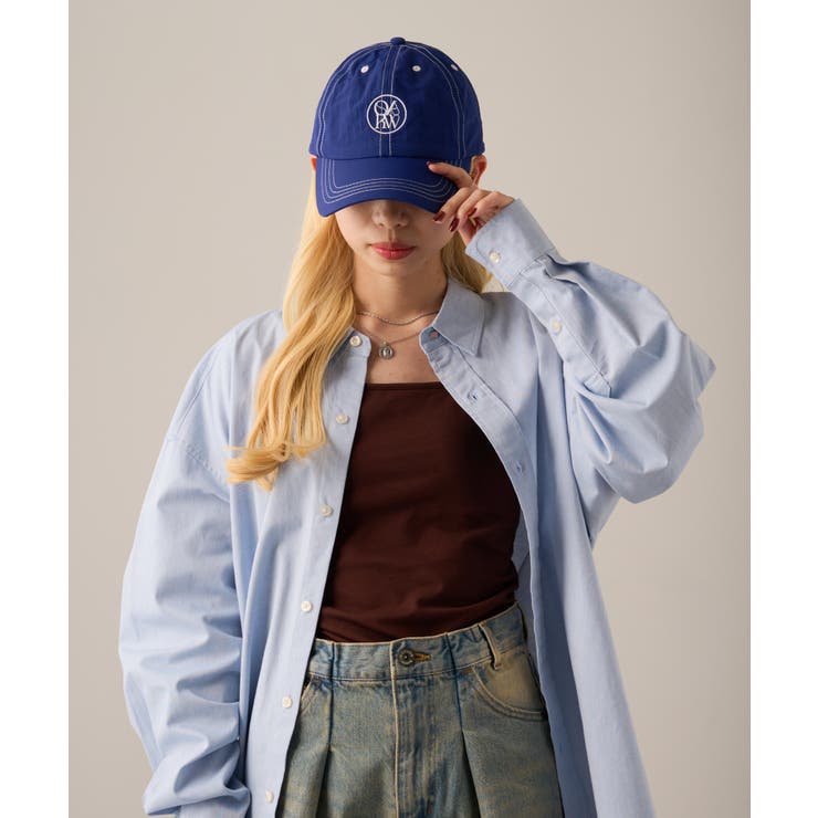 MAGASIN DE MODE Onjna】配色ステッチキャップ GLR[品番：TTMW0002346