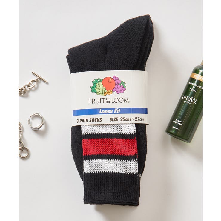 ブラック | 3P DadSocks ライン | SETUP7【MEN】