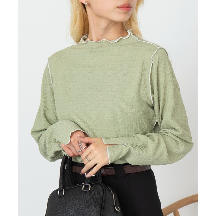 ライトグリーン | 【SETUP7】ストレッチアウトメロウ長袖Tシャツ GLR | SETUP7【WOMEN】