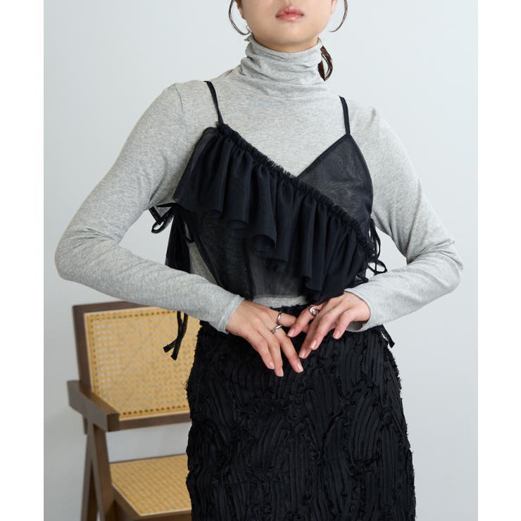 【SETUP7】UVボトルネック長袖Tシャツ GLR | SETUP7【WOMEN】 | 詳細画像2 