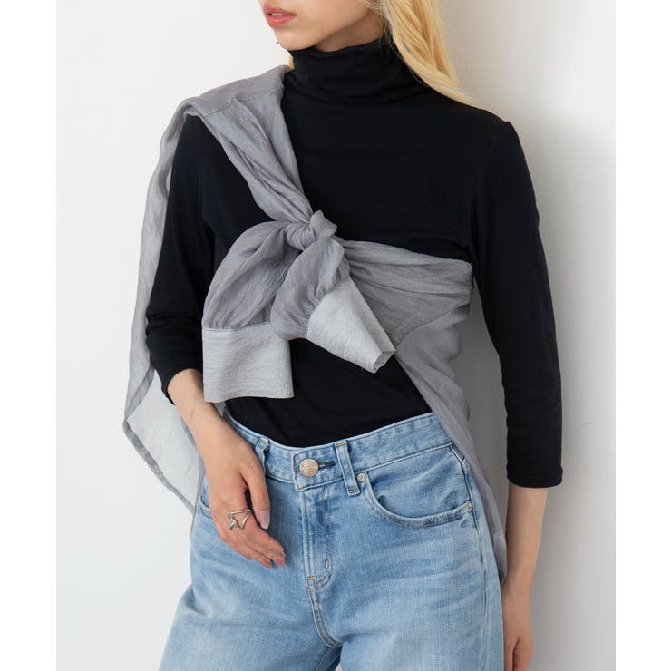 【SETUP7】UVカットボトルネック7分袖 Tシャツ GLR | SETUP7【WOMEN】 | 詳細画像21 