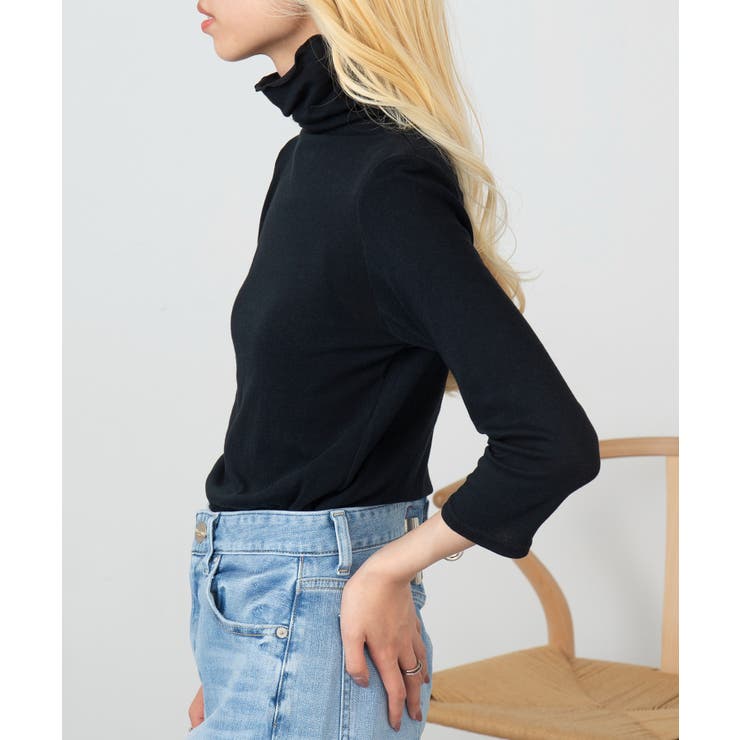 【SETUP7】UVカットボトルネック7分袖 Tシャツ GLR | SETUP7【WOMEN】 | 詳細画像3 