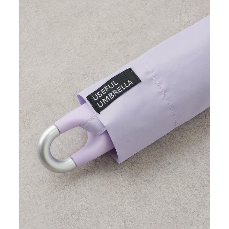 55cm カラビナ付き無地折りたたみ傘 耐風骨 | SETUP7【WOMEN】 | 詳細画像11 
