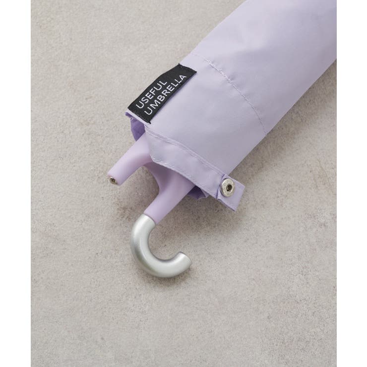 55cm カラビナ付き無地折りたたみ傘 耐風骨 | SETUP7【WOMEN】 | 詳細画像12 