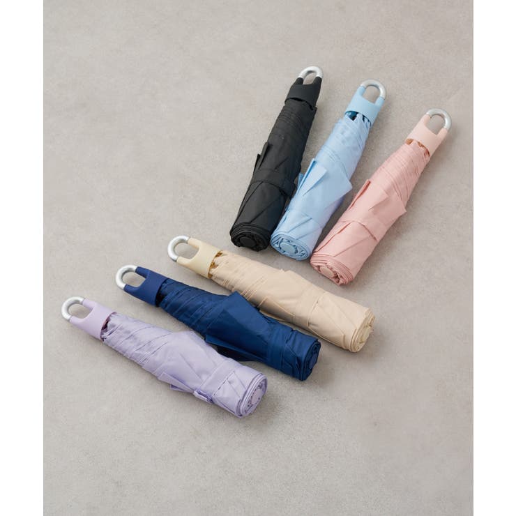 55cm カラビナ付き無地折りたたみ傘 耐風骨 | SETUP7【WOMEN】 | 詳細画像16 