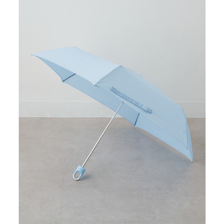 スカイブルー | 55cm カラビナ付き無地折りたたみ傘 耐風骨 | SETUP7【WOMEN】