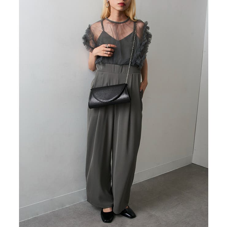 【SETUP7】クロコ型押しクラッチバッグ ミニバッグ KNF127 | SETUP7【WOMEN】 | 詳細画像9 