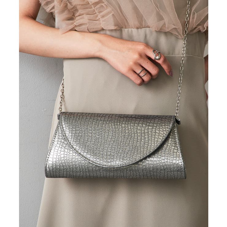 【SETUP7】クロコ型押しクラッチバッグ ミニバッグ KNF127 | SETUP7【WOMEN】 | 詳細画像10 