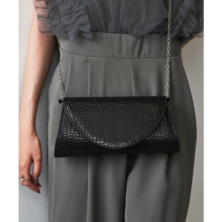 【SETUP7】クロコ型押しクラッチバッグ ミニバッグ KNF127 | SETUP7【WOMEN】 | 詳細画像8 
