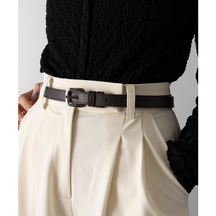 ブラウン | 選べるバリエーション PUレザーベルト TYPE | SETUP7【WOMEN】