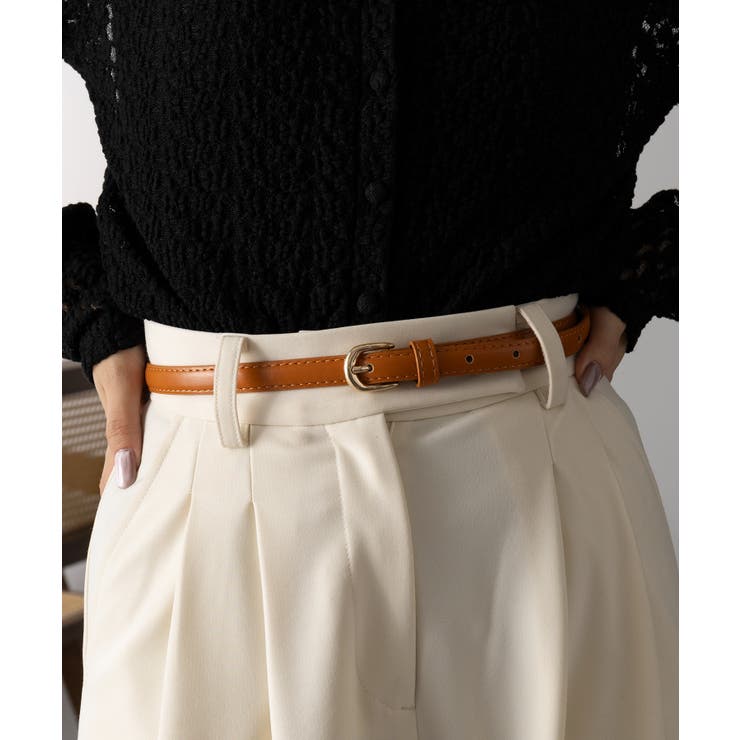 ライトブラウン | 選べるバリエーション PUレザーベルト TYPE | SETUP7【WOMEN】