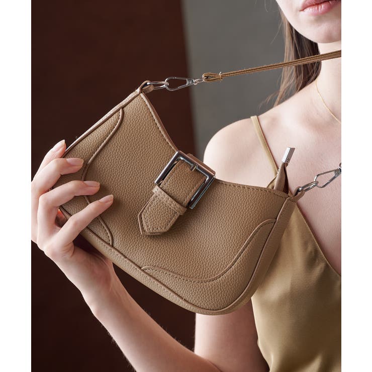 グレイッシュベージュ | 【MAISON BREEZE】ベルトモチーフワンハンドルバッグ KNF127 | SETUP7【WOMEN】