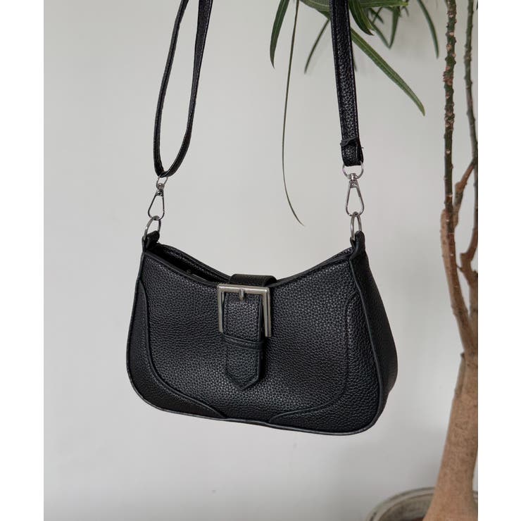 ブラック | 【MAISON BREEZE】ベルトモチーフワンハンドルバッグ KNF127 | SETUP7【WOMEN】