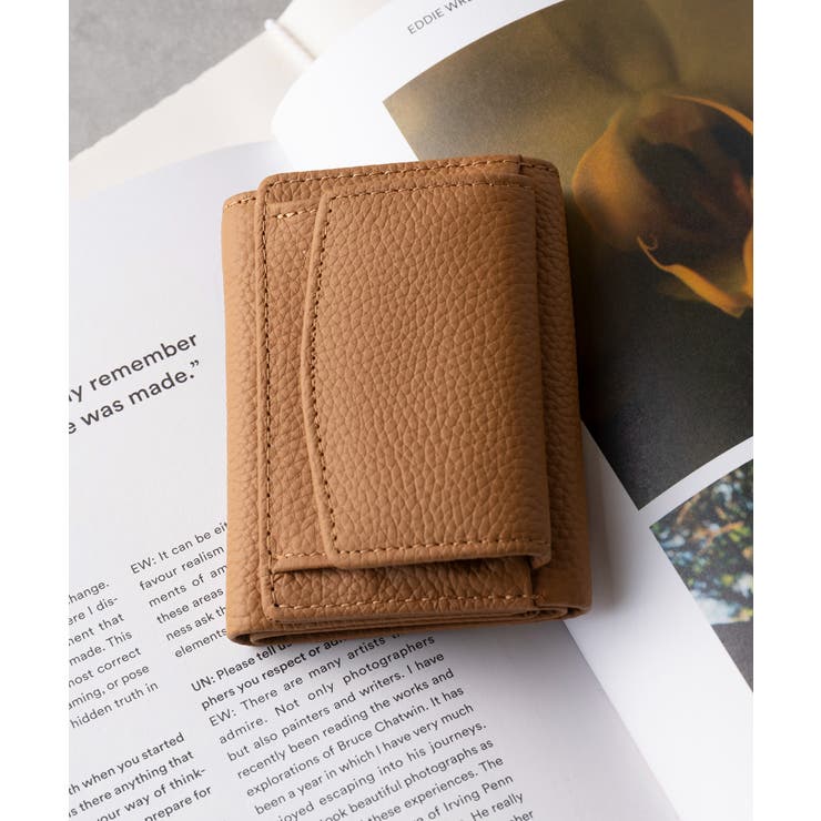 ブラウン | 【SETUP7】リアルレザー三つ折り財布 KNF128 | SETUP7【WOMEN】