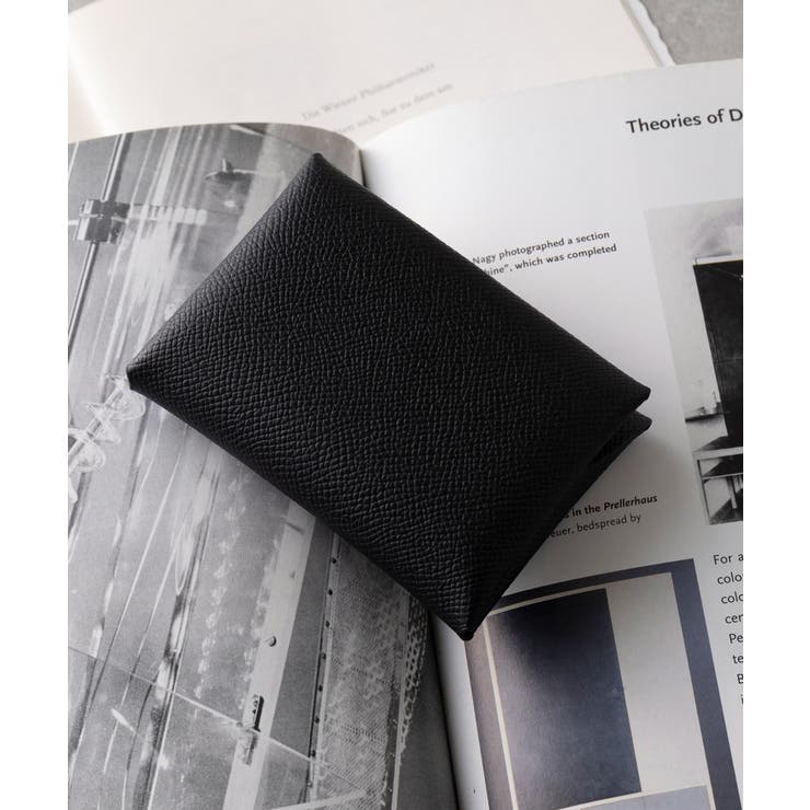 ブラック | 【SETUP7】リアルレザー折りたたみカードホルダー コインケース KNF128 | SETUP7【WOMEN】