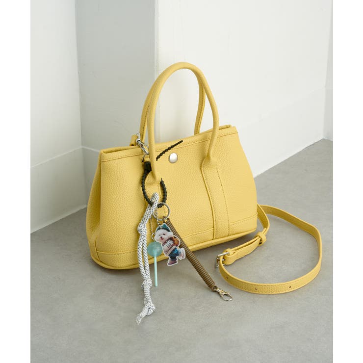 PUレザーショルダーバッグ チャーム キーホルダー付き | SETUP7【WOMEN】 | 詳細画像18 