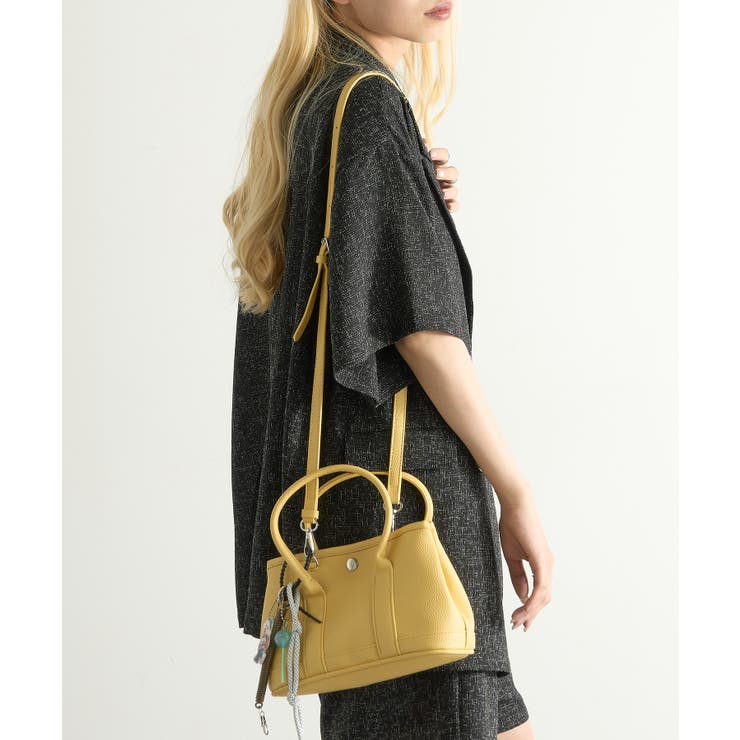 PUレザーショルダーバッグ チャーム キーホルダー付き | SETUP7【WOMEN】 | 詳細画像19 