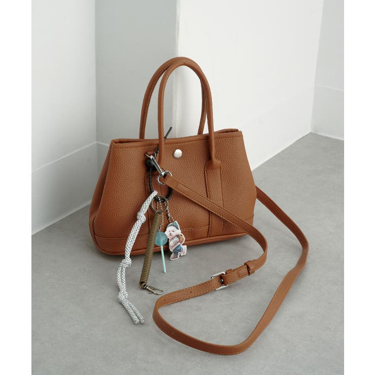 PUレザーショルダーバッグ チャーム キーホルダー付き | SETUP7【WOMEN】 | 詳細画像24 