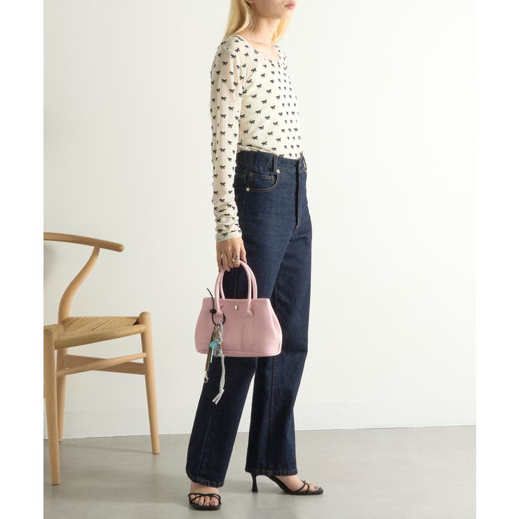 PUレザーショルダーバッグ チャーム キーホルダー付き | SETUP7【WOMEN】 | 詳細画像33 