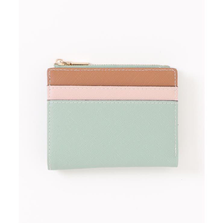 ミント | 【SETUP7】配色カード収納付きコインケース KNF | SETUP7【WOMEN】