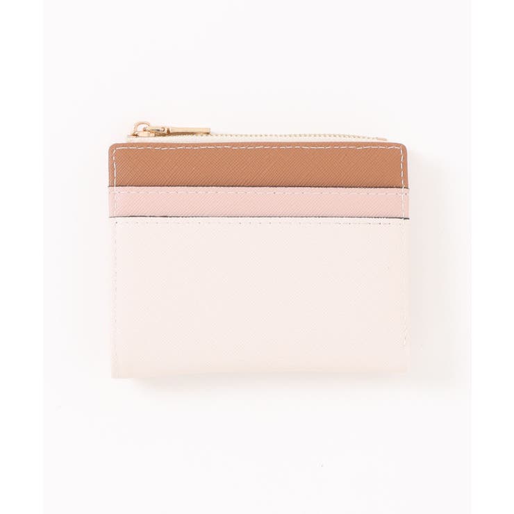 ホワイト | 【SETUP7】配色カード収納付きコインケース KNF | SETUP7【WOMEN】