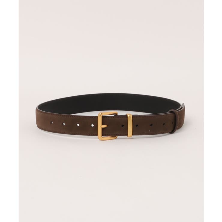 ダークブラウン | 【SETUP7】スウェードレザー シンプルベルト KNF | SETUP7【WOMEN】