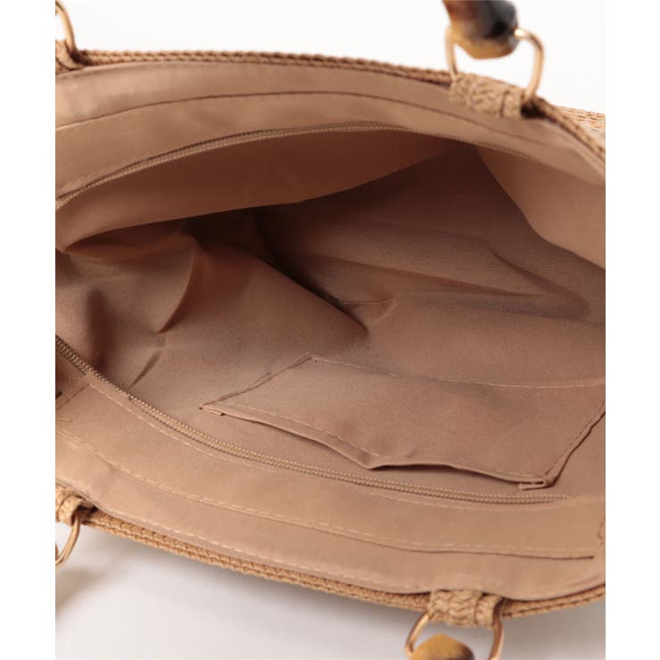 【SETUP7】バンブーハンドル 編みバッグ KNF | SETUP7【WOMEN】 | 詳細画像4 