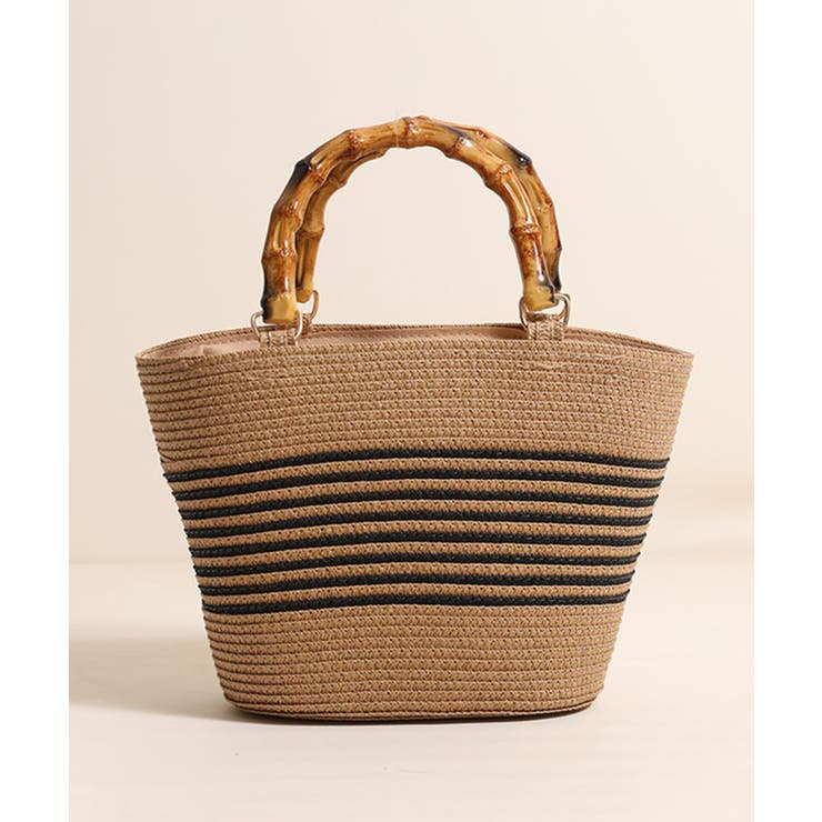その他1 | 【SETUP7】バンブーハンドル 編みバッグ KNF | SETUP7【WOMEN】
