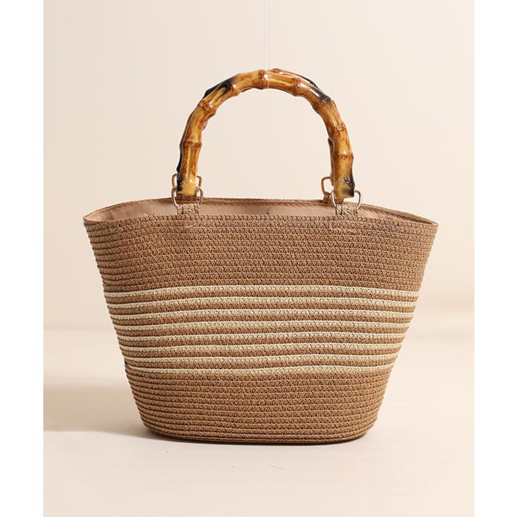 その他2 | 【SETUP7】バンブーハンドル 編みバッグ KNF | SETUP7【WOMEN】