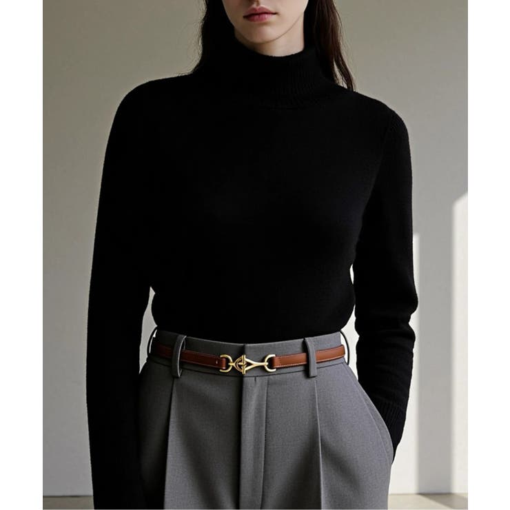 ブラウン系その他2 | 【SETUP7】メタルバックル細ベルト KNF | SETUP7【WOMEN】