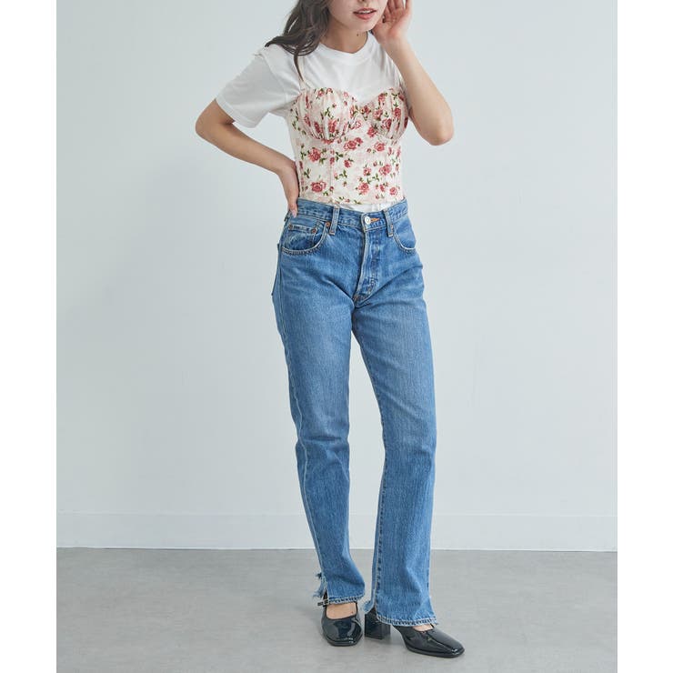 【SETUP7】フラワービスチェ SNK | SETUP7【WOMEN】 | 詳細画像6 