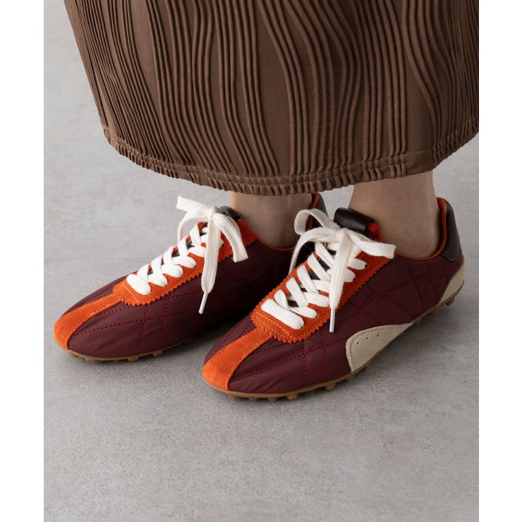 【Merry Gem】キルティングデザイン ローテクスニーカー KNF-TP | SETUP7【WOMEN】 | 詳細画像14 