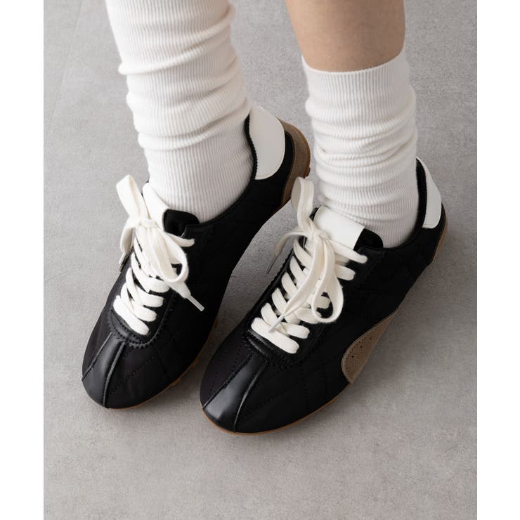 【Merry Gem】キルティングデザイン ローテクスニーカー KNF-TP | SETUP7【WOMEN】 | 詳細画像3 